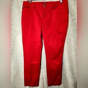 Lauren by Ralph Lauren Red Skinny Jeans size 10
